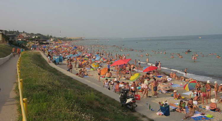 Черноморск Ильичевск пляж и море
